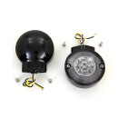 OEM Style LED Blinker Positionslicht Set schwarz getönt für Harley FL Modelle 99-13