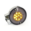 OEM Style LED Blinker Positionslicht Set chrom getönt für Harley FL Modelle 99-13