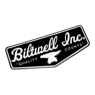 BILTWELL SHOP SIGN BLACK/WHITE