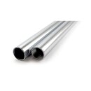 Fork tubes 41mm, 24-7/16". Show chrome