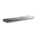 Fork tubes 41mm, 24-7/16". Show chrome