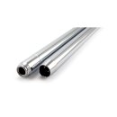 Fork tubes 35mm, 27-1/4". Show chrome