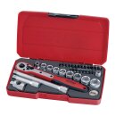 Teng Tools, 3/8" socket wrench set. Metric 34pc