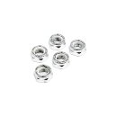 JAM LOCK NUT CHROME, 1/4-20