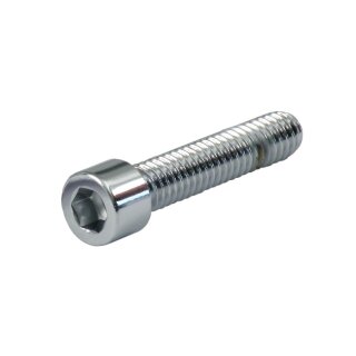 POLISHED ALLEN BOLT,CHR. 1/4-28 X 1