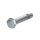M8 X 40MM HEX BOLT, FLAME CHROME