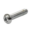 M4 X 25MM BUTTONHEAD BOLT, CHROME