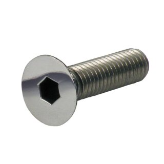 M8 X 12MM FLATHEAD ALLEN BOLT POL. SS