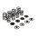 KPMI, valve spring kit. .460" lift. Steel top collars