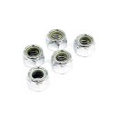 M5 X .80 LOCK NUT CHROME