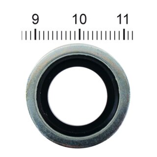 James, drain plug seal washer. Bonded steel