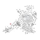 James, gasket transmission end cover. Foamet