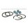 James, exhaust gasket & mount kit. Wire/Graphite gaskets