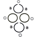 James, exhaust gasket & mount kit. Pressed wire gaskets
