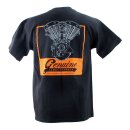 JAMES ENGINE T-SHIRT BLACK