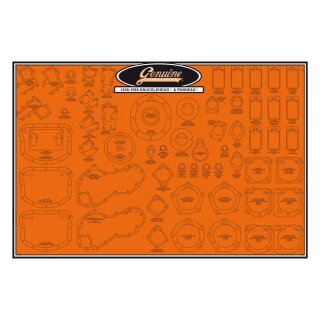 James, gasket & seal board. Knuckle & Pan