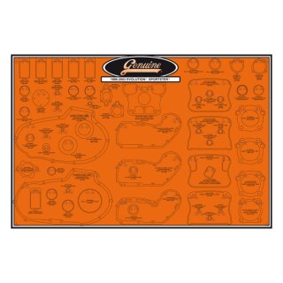 James, gasket & seal board. 86-03 Evo Sportster