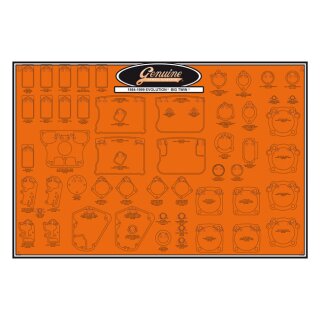 James, gasket & seal board. Evolution Big Twin