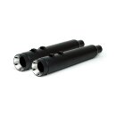 Kerker, Stout 4" slip-on muffler set. Black