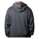 K&N ZIP-UP HOODIE, ORIGINAL LOGO, GREY
