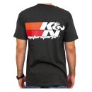 T-SHIRT; K&N MOTORWEAR CHARCOAL