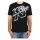 T-SHIRT; K&N GLOW WHITE ON BLACK