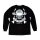 LONGSLEEVE T-SHIRT SKULL&BONES, BLACK, S