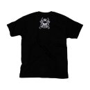 T-SHIRT; SKULL & BONES, BLACK