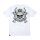 T-SHIRT; SKULL & BONES, WHITE