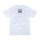 T-SHIRT; SKULL & BONES, WHITE