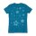 WOMEN T-SHIRT; STAR POWER, TEAL