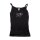 WOMEN TANK TOP; KN RHINESTONE, BLACK