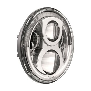 Speaker, LED headlamp unit 8700. 7", chrome, RSD