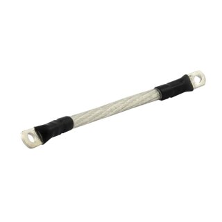 All Balls, universal battery cable 12" (30cm) long. Clear