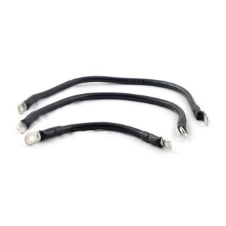 All Balls Batterie Kabel Kit schwarz für Harley Softail 84-88