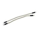 All Balls, battery cable kit. Clear. 10", 12"