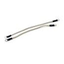 All Balls, battery cable kit. Clear. 12", 16"