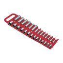 LISLE 3/8" SOCKET HOLDER, RED