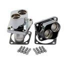 S&S, 84-99 billet tappet block set front/rear. Chrome