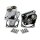 S&S, 84-99 billet tappet block set front/rear. Chrome
