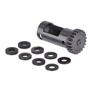S&S Steel breather valve & spacer set. STD. 77-99 B.T.