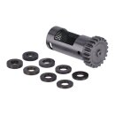 S&S Steel breather valve & spacer set. STD. 77-99...