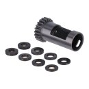 S&S Steel breather valve & spacer set. STD. 77-99 B.T.