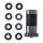 S&S Steel breather valve & spacer set. STD. 77-99 B.T.