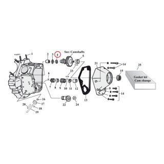 S&S THRUST WASHER, CAMSHAFT