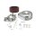 S&S, Slasher teardrop air cleaner assembly. Chrome
