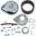S&S Teardrop Luftfilter Kit chrom für Harley FL Touring Softail TBW 08-17