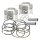 S&S, 3-1/2" bore 8:1CR piston kit. Std