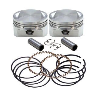 S&S, Evo stroker piston set (OEM heads). +.020"