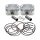 S&S, Evo stroker piston set (OEM heads). +.020"